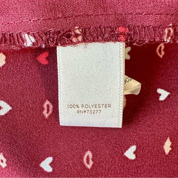 ❤️💋 Lauren Conrad - Women's Patterned Button-Up Blouse - Size: XL - Picture 7 of 8